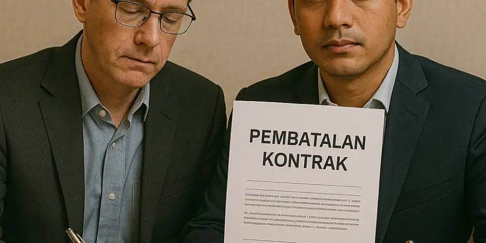 cara membatalkan kontrak di pengadilan