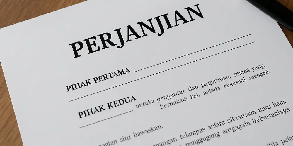 perjanjian tidak diakui salah satu pihak